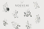 NOUVEAU watercolor floral, a Decorative Illustration by LiChu Art (Thumbnail 8 of 12)