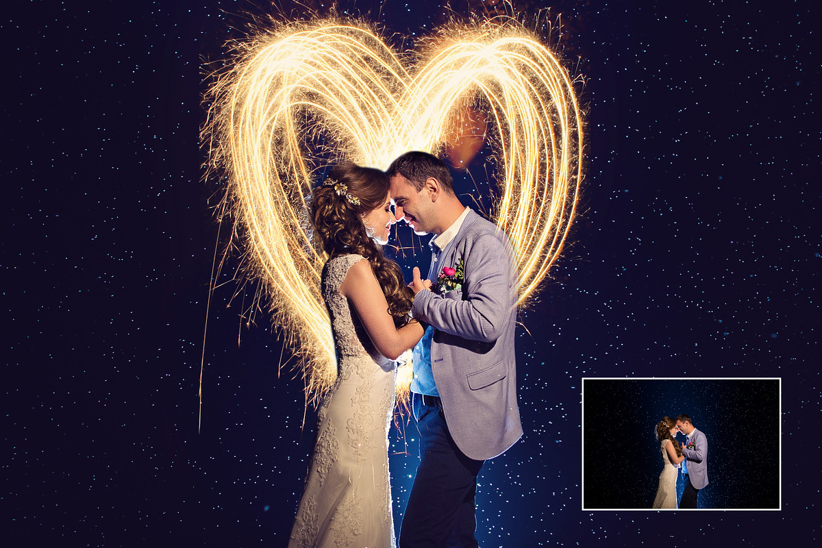 SALE! 160 Sparkler Overlays preview 3