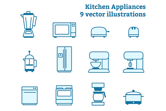 Kitchen Appliance Illustration