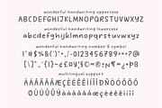 Wonderful Handwriting - Notes Font, a Handwritten Font by Keithzo (Thumbnail 6 of 6)