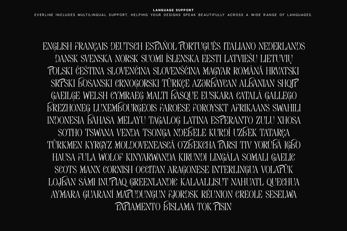 Everline - Luxury Serif Font Family, a Serif Font by VP Fonts (Photo 14 of 22)