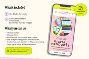 Rainbow Wix Website Template, a Wix Template by Template Twist Shop (Thumbnail 4 of 10)