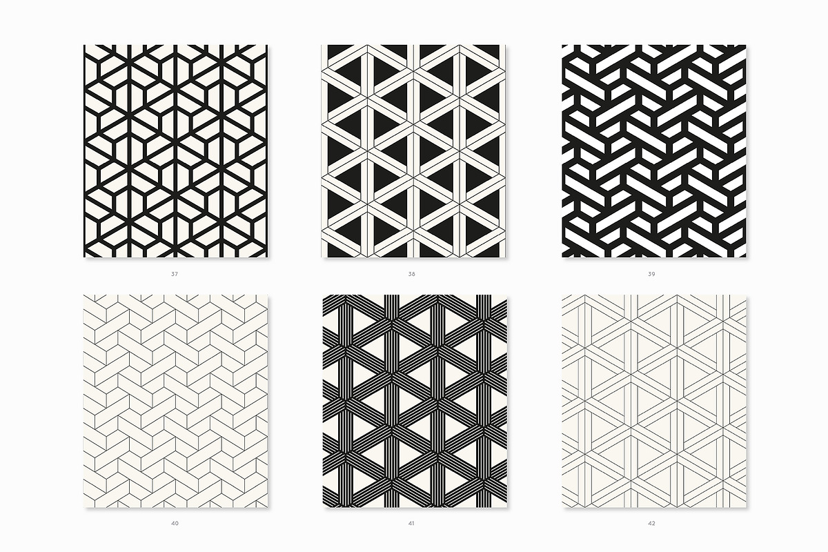 Essential Seamless Pattern Bundle, a Pattern Graphic by Curly_Pat (Photo 9 of 15)