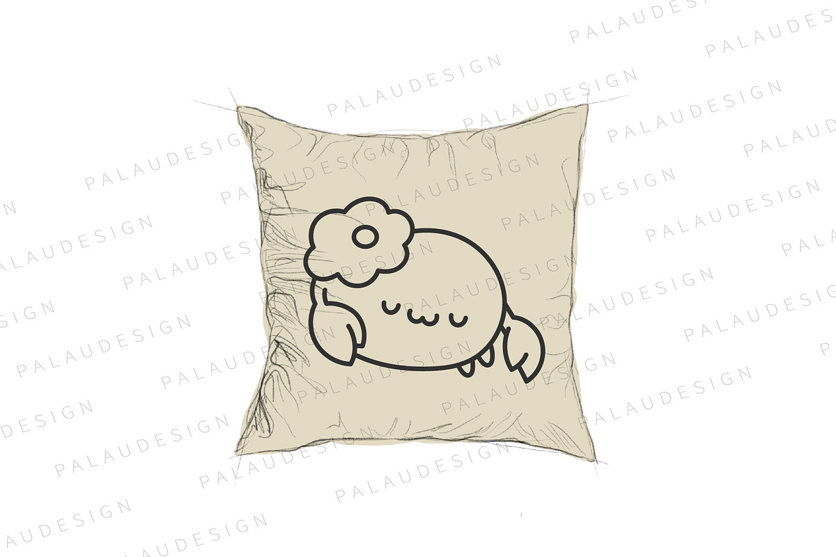 Cute Kawaii Crab Ocean Character, an Animal Illustration by Palau (Photo 5 of 12)