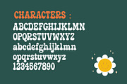Dosky - Groovy Typeface, a Sans Serif Font by takoliko (Thumbnail 8 of 11)