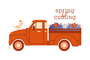 Hello Spring. Clip arts collection, a Seasonal Illustration by Renberrry.Store (Thumbnail 6 of 10)