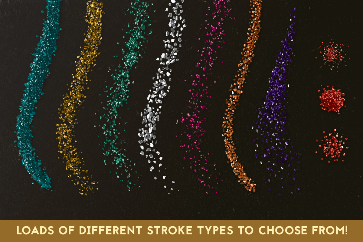 Glitter Brushes, a Brush Add-On by The Artifex Forge (Photo 6 of 8)