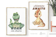 Baby Dinosaurs Collection, an Animal Illustration by OctopusArtis (Thumbnail 6 of 8)