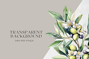 Olive Botanicals – Watercolor, a Decorative Illustration by ThaismotaCreativeCo (Thumbnail 9 of 9)
