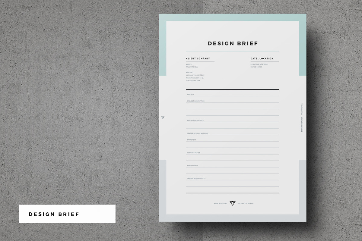 Proposal Pitch Pack, a Brochure Template by Egotype (Photo 10 of 13)