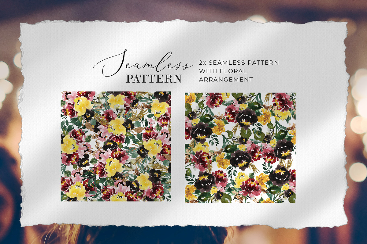 Watercolor Flower Clipart Boho Style, a Decorative Illustration by WalaPalette (Photo 6 of 6)