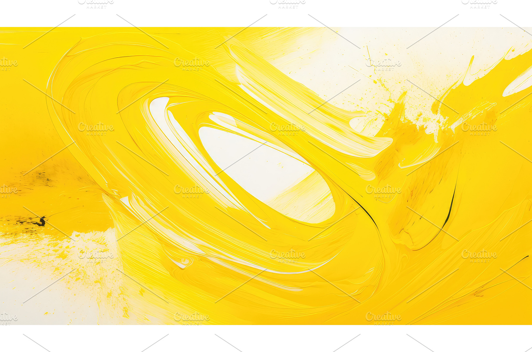 vibrant art yellow background ai, an Arts & Entertainment Photo by pikepicture
