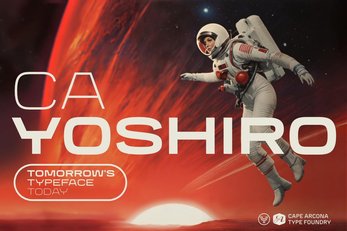 CA Yoshiro, a Sans Serif Font by Cape Arcona Type Foundry (Photo 1 of 15)