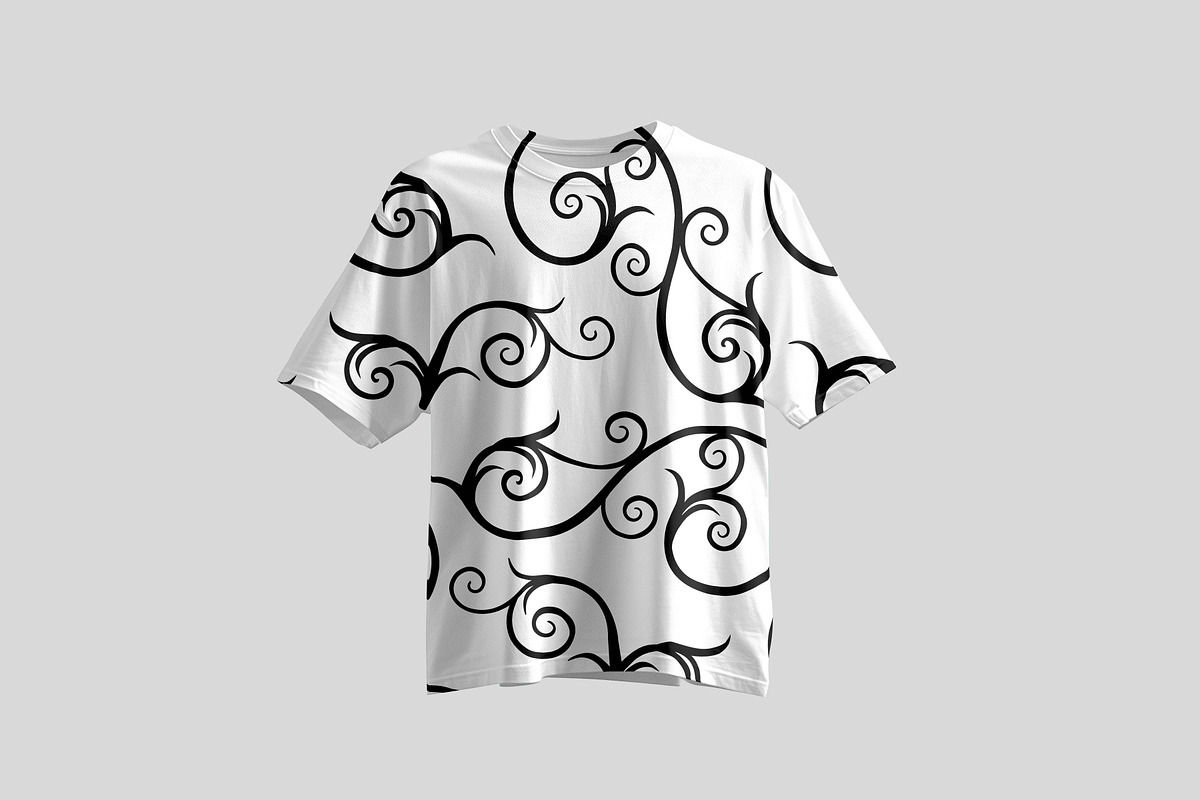Seamless pattern with curls, a Pattern Graphic by Viktorijareut (Photo 3 of 4)