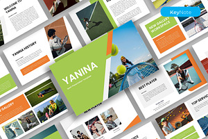 Yanina– Sports Keynote Template, a Presentation Template by kreatifreya