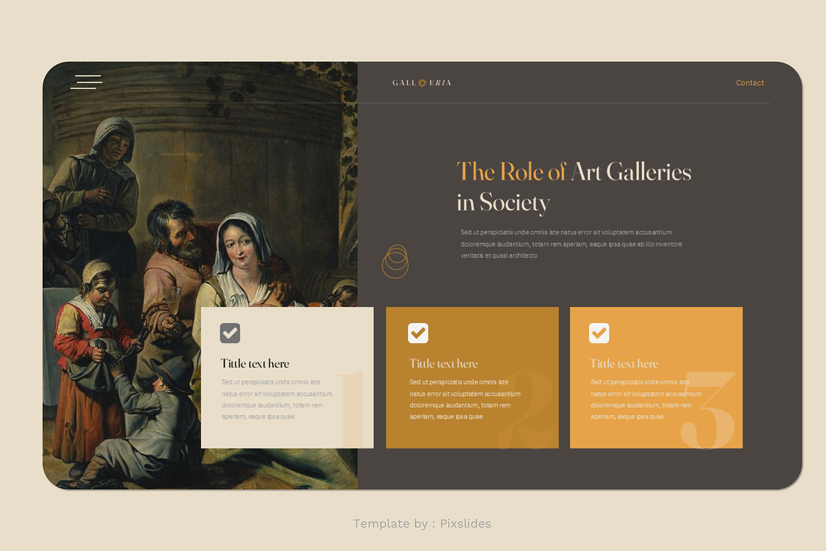 Art Gallery & Creative Keynote, a Presentation Template by Pixslides (Photo 5 of 7)