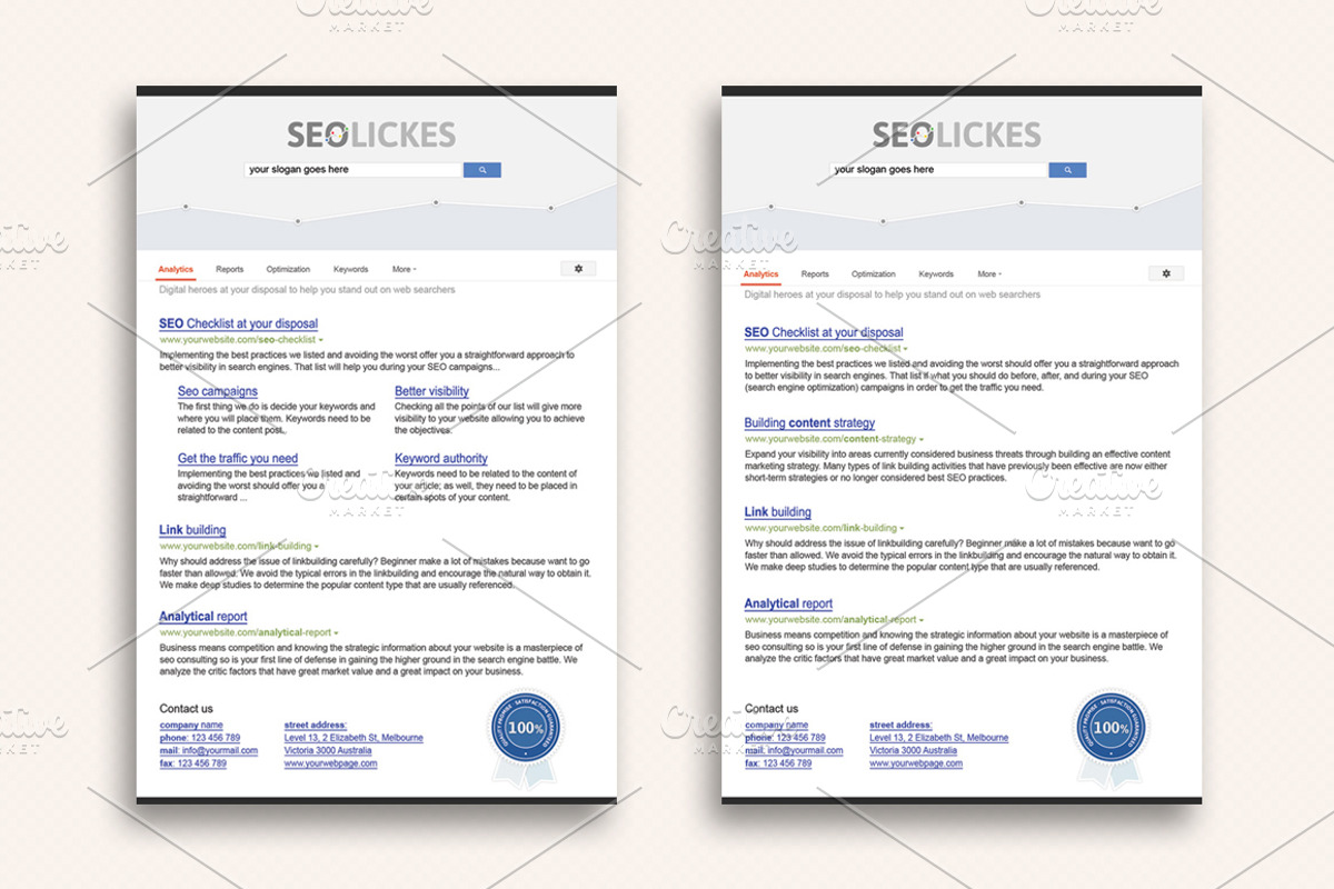 Flyer SEO and Digital Marketing, a Flyer Template by Sargatal (Photo 2 of 5)