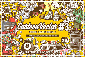 Cartoon Vector #3 Design Bundle