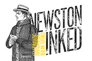 Newston Inked, a Font by Unember (Thumbnail 1 of 5)