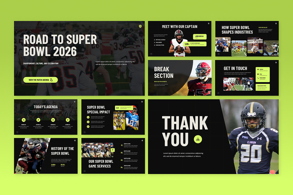 2026 Super Bowl Keynote, a Presentation Template by Antstheme (Photo 3 of 4)