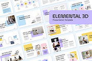 Elemental 3D Google Slides Template, a Presentation Template by chio.design - Khalay Chio (Thumbnail 1 of 7)