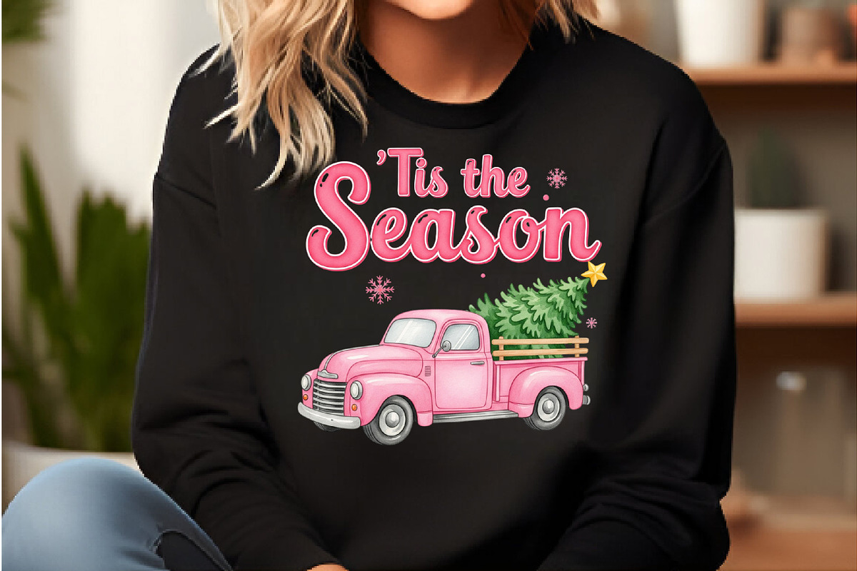 Tis The Season Christmas Car PNG, an Illustration by DreamCafeArt (Photo 3 of 6)