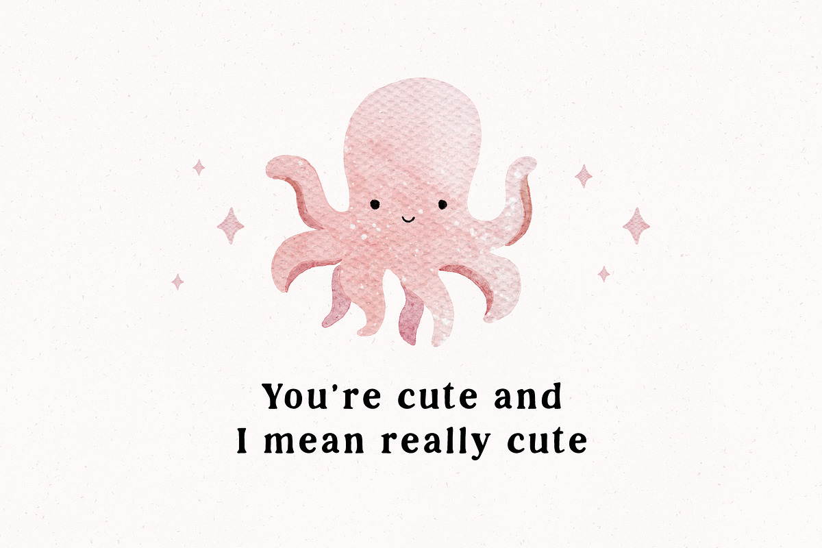 Sea shell | font & illustrations, a Handwritten Font by JuliaVolkova (Photo 5 of 8)