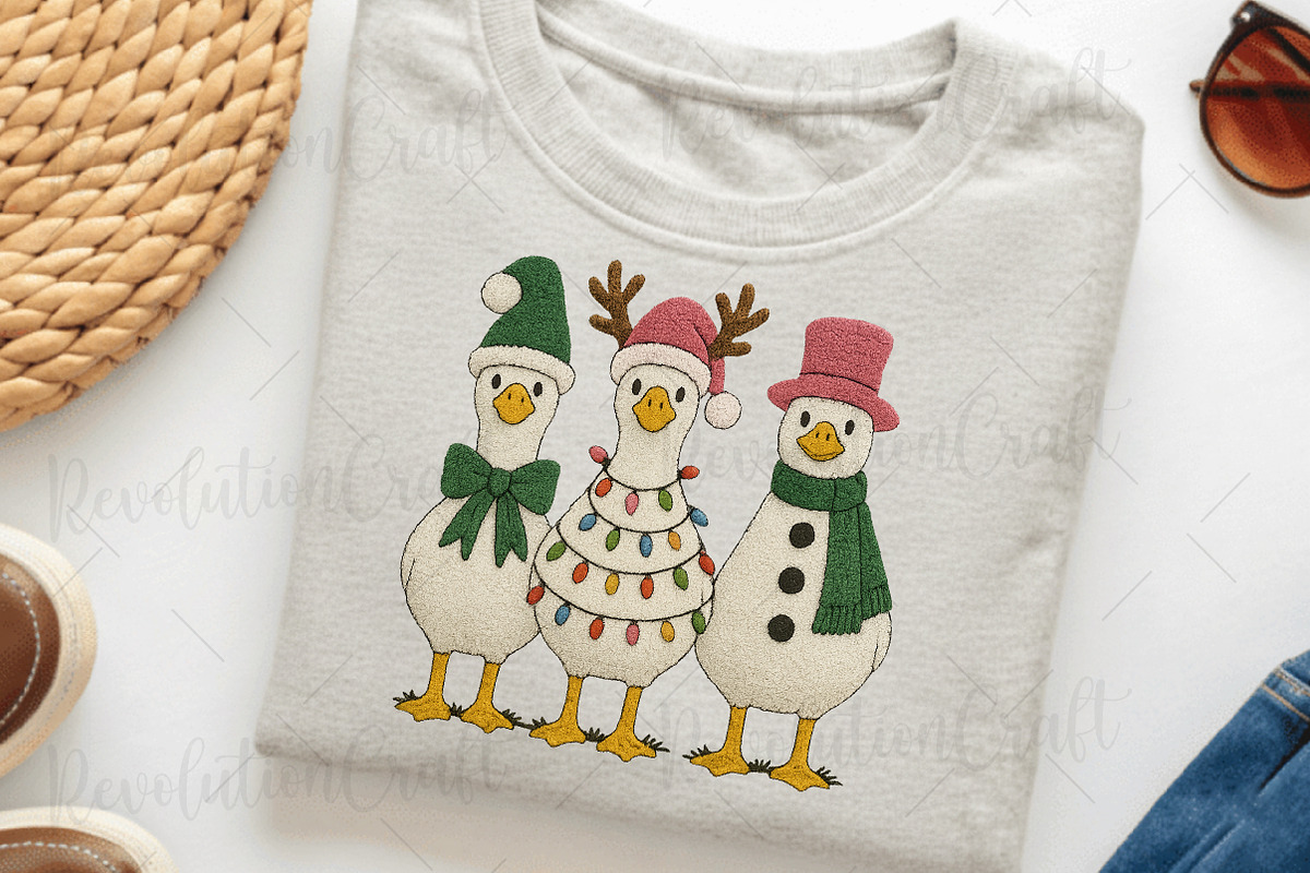 Christmas Crochet Silly Goose Png, an Illustration by OK Design (Photo 6 of 6)