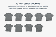 Bella Canvas Flowy Pocket Tee Mockup, a Shirt Mockup by GraphicHero (Thumbnail 2 of 8)