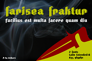 Farisea Fraktur -2 fonts-, a Blackletter Font by deFharo (Thumbnail 3 of 5)