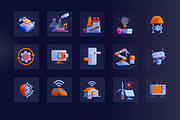 3D Technology Icons, an Object 3D Model by Flat Icons (Thumbnail 3 of 8)
