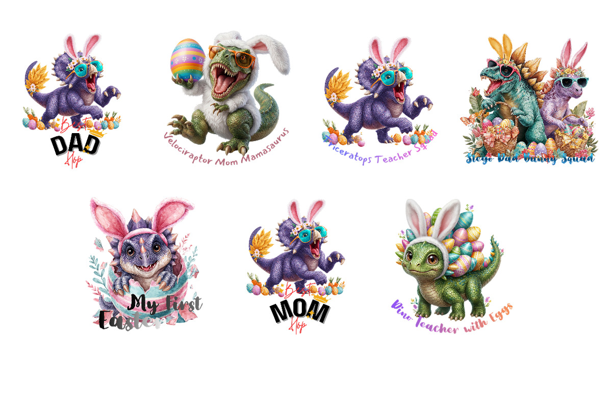 Baby First Easter T-Shirt Design Set, a Seasonal Illustration by InkyQueenArt (Photo 4 of 6)