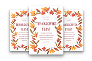 Editable Thanksgiving Invitation, an Invitation Template by ForeverPrint (Thumbnail 2 of 7)
