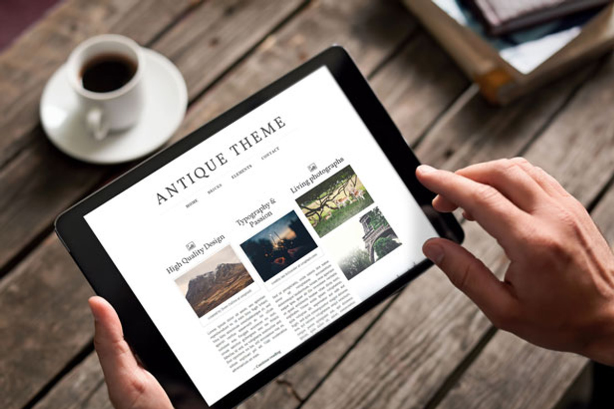 Antique: Responsive & Elegant Theme, a WordPress Template by Living Pixels (Photo 5 of 5)