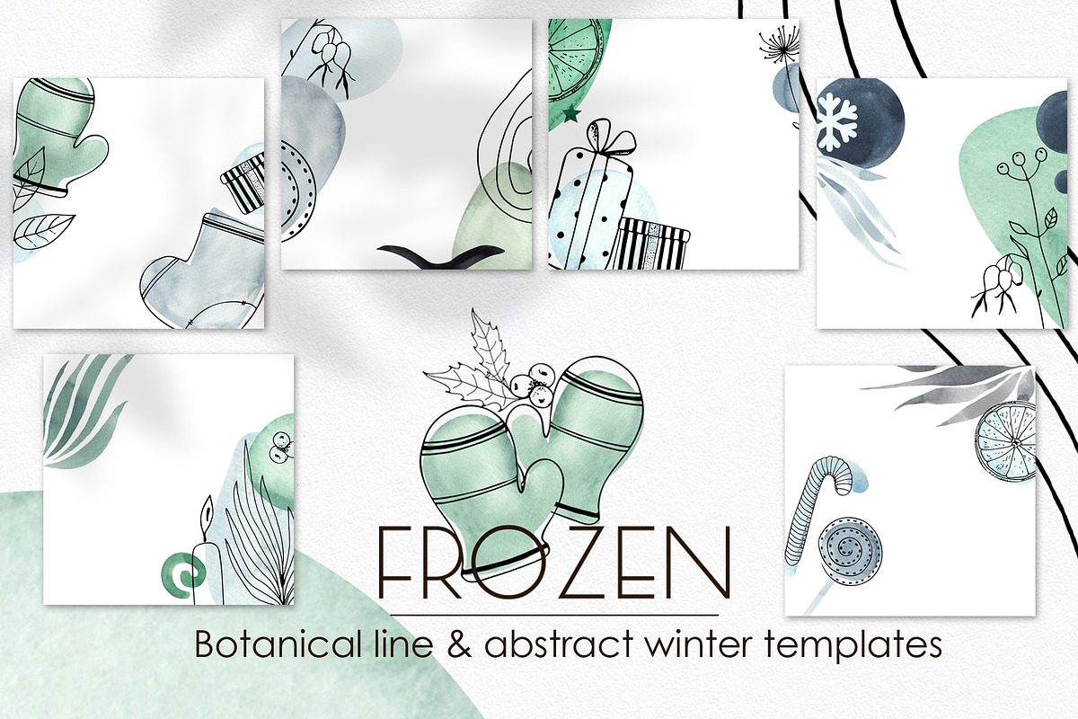 ABSTRACT  BUNDLE 4 in 1, an Object Graphic by Ana-Sakuta (Photo 4 of 31)