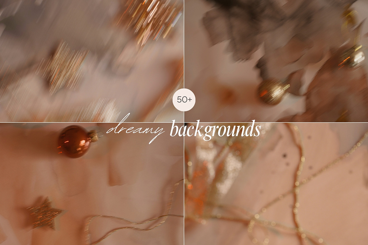 Aesthetic Gold Christmas Backgrounds, a Background Graphic by eclosque (Photo 34 of 36)