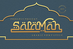 Salamah Arabic Style Typeface