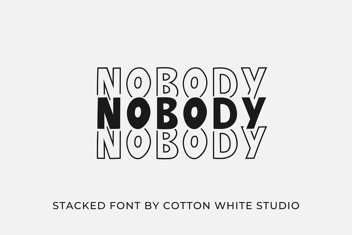 Nobody, a Blackletter Font by Sofia Skoog (Photo 1 of 10)