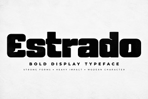 Estrado: Display Typeface