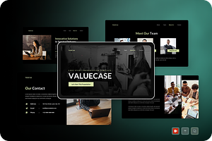 Case Study Presentation Powerpoint, a Presentation Template by Annora Studio