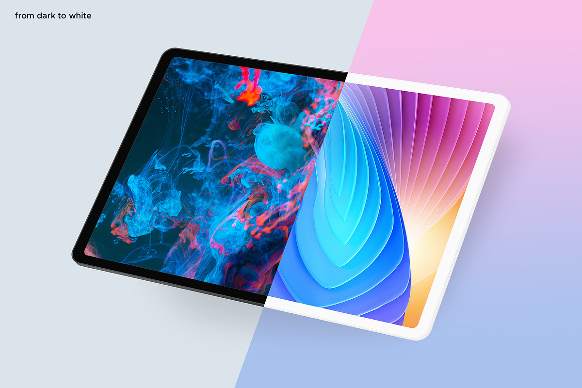 Tablet Dimensions Mockup, a Product Mockup by KL-Webmedia (Photo 4 of 16)
