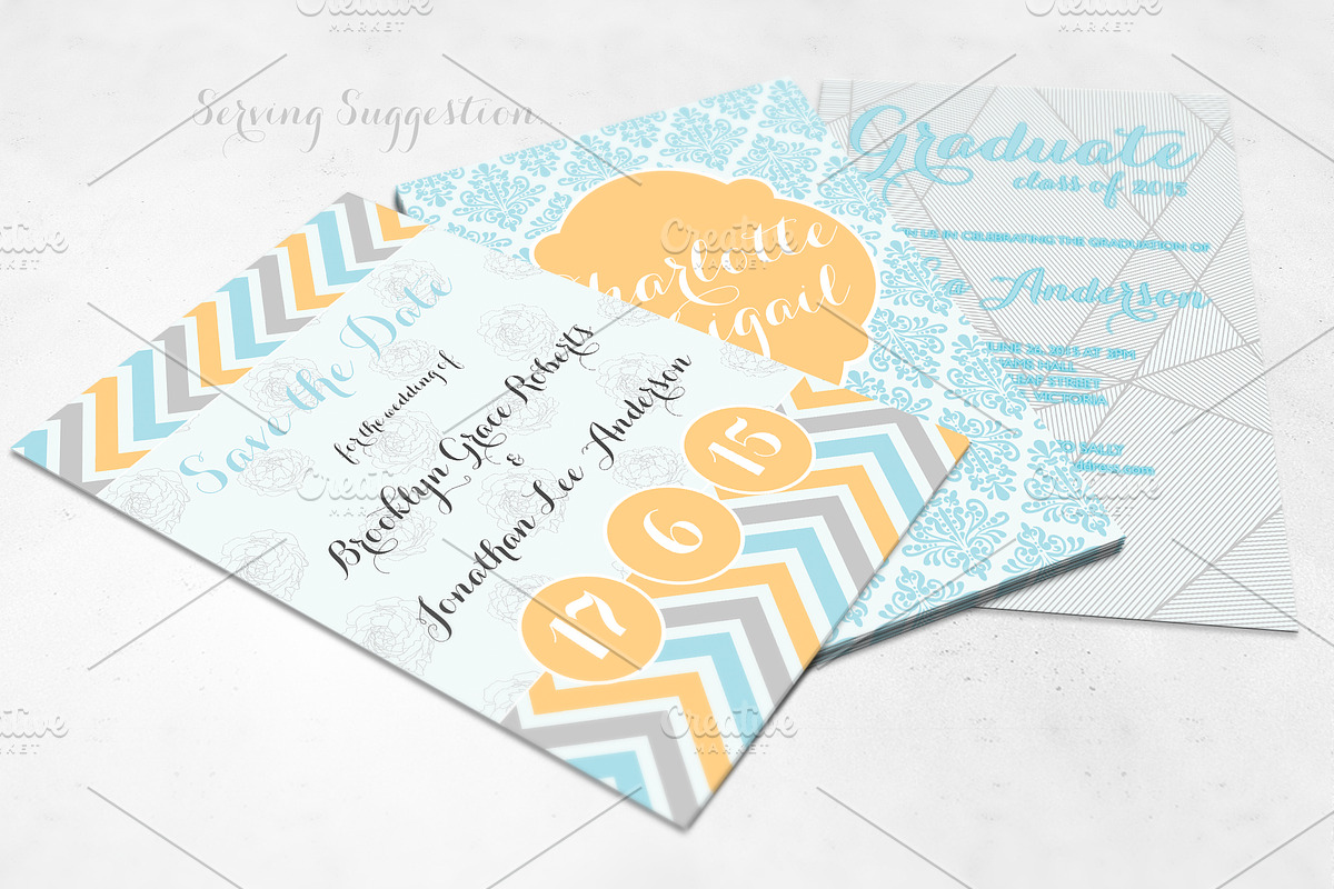 Lemon & Sky 30 Pattern Set preview 4