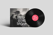 Vinyl Record Cover Mockups, a Packaging Mockup by artimasa (Thumbnail 2 of 7)