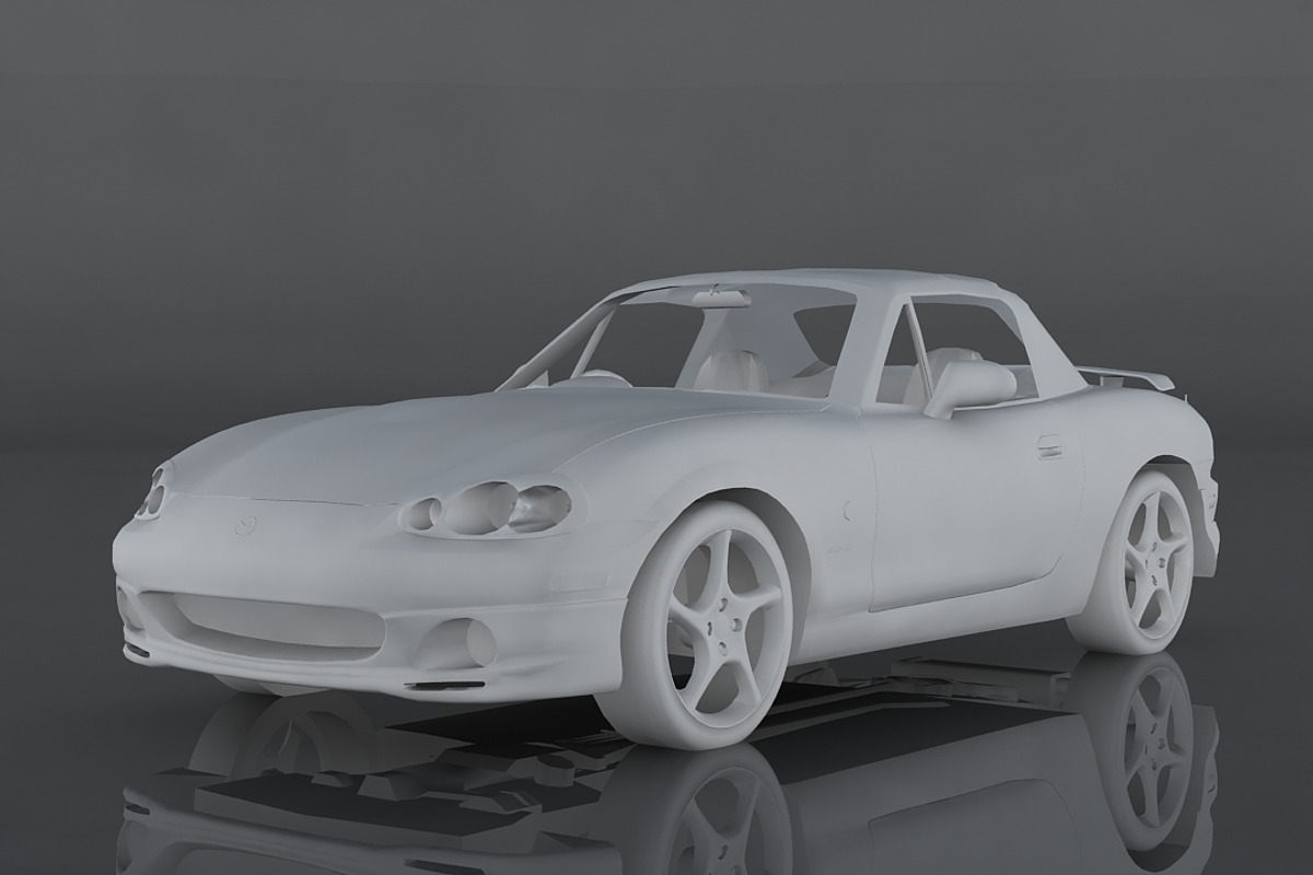 2001 Mazda Roadster Mazdaspeed, a Cars & Vehicle 3D Model by valtriiu (Photo 12 of 12)