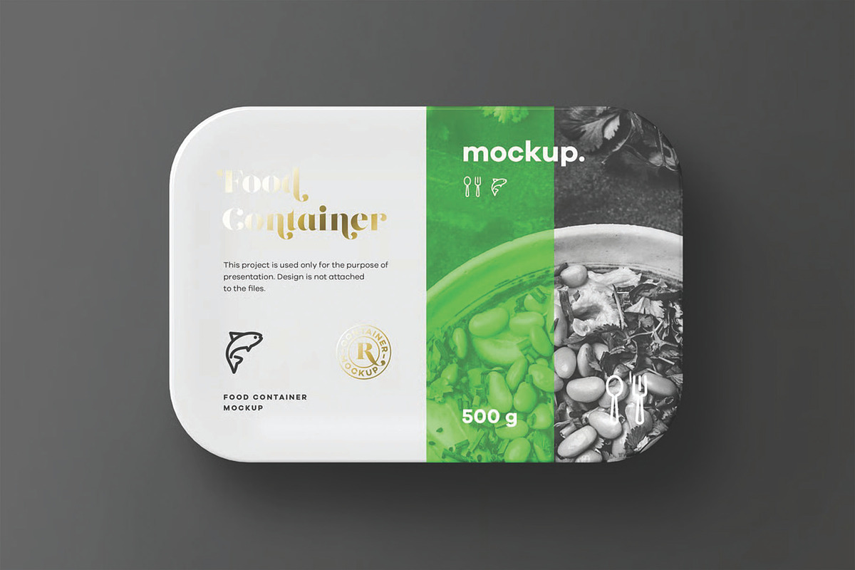 Food Container Mockup, an Advertising Mockup by DesignRushMarket (Photo 8 of 14)
