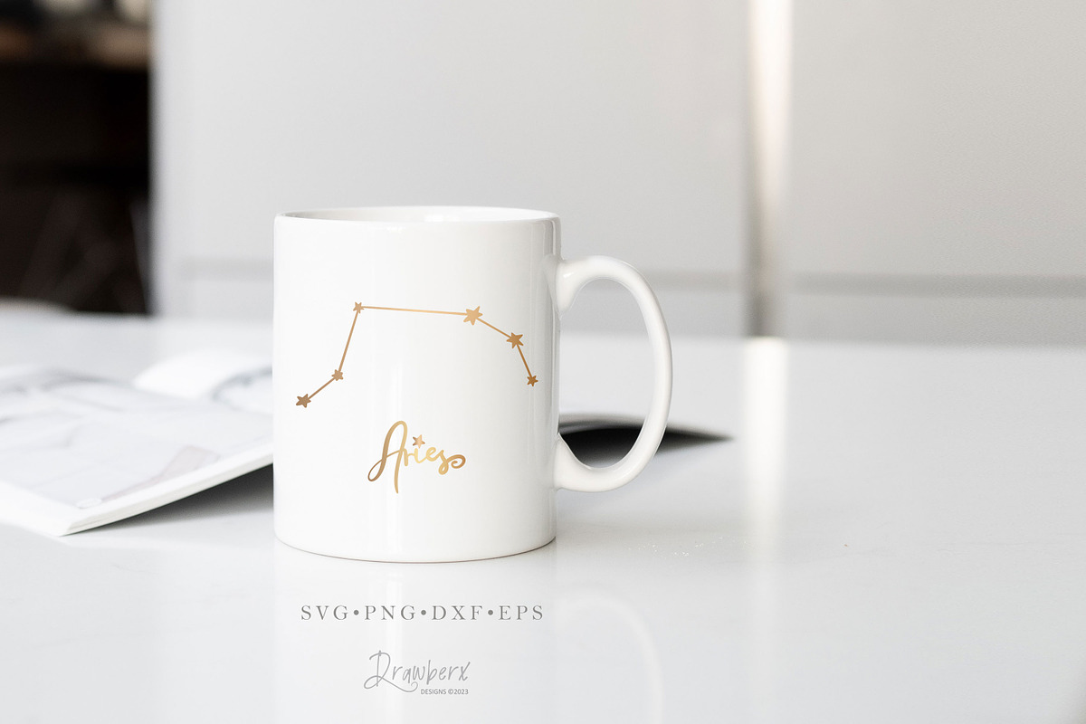 Zodiac Stars Constellation Svg 073, a Graphic by Drawberx (Photo 3 of 9)
