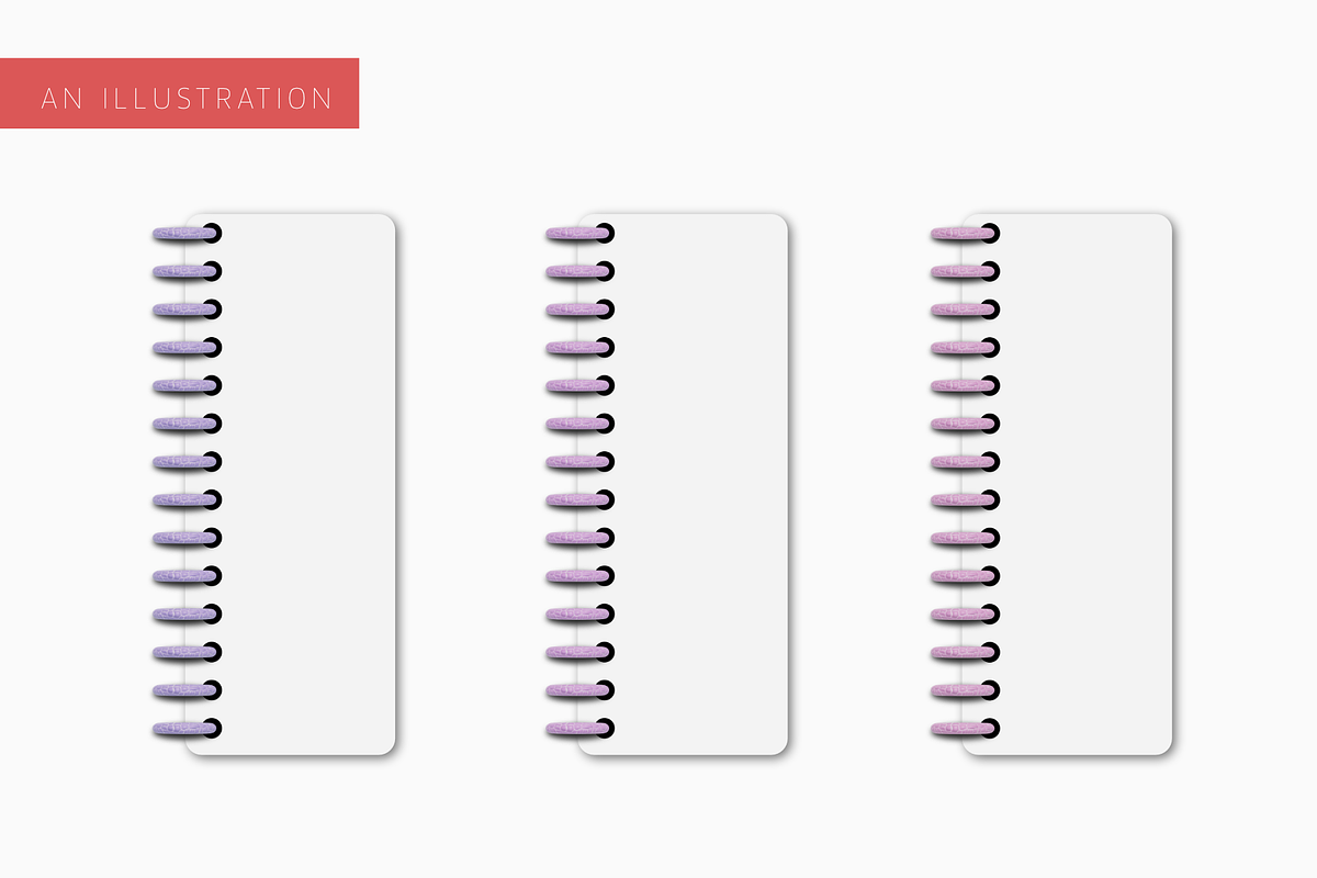 Pastel Leather Digital Binder Rings, an Object Graphic by 3PointsCreative (Photo 6 of 7)