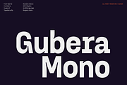 Gubera Mono - Bold Monospace Font, a Sans Serif Font by RagamKata (Thumbnail 1 of 10)