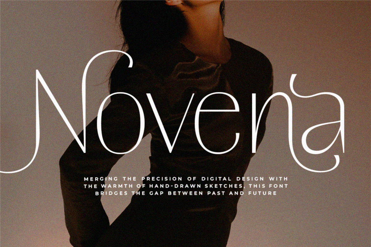 Novena | Modern Elegant, a Sans Serif Font by InkwellTypeCo (Photo 1 of 12)