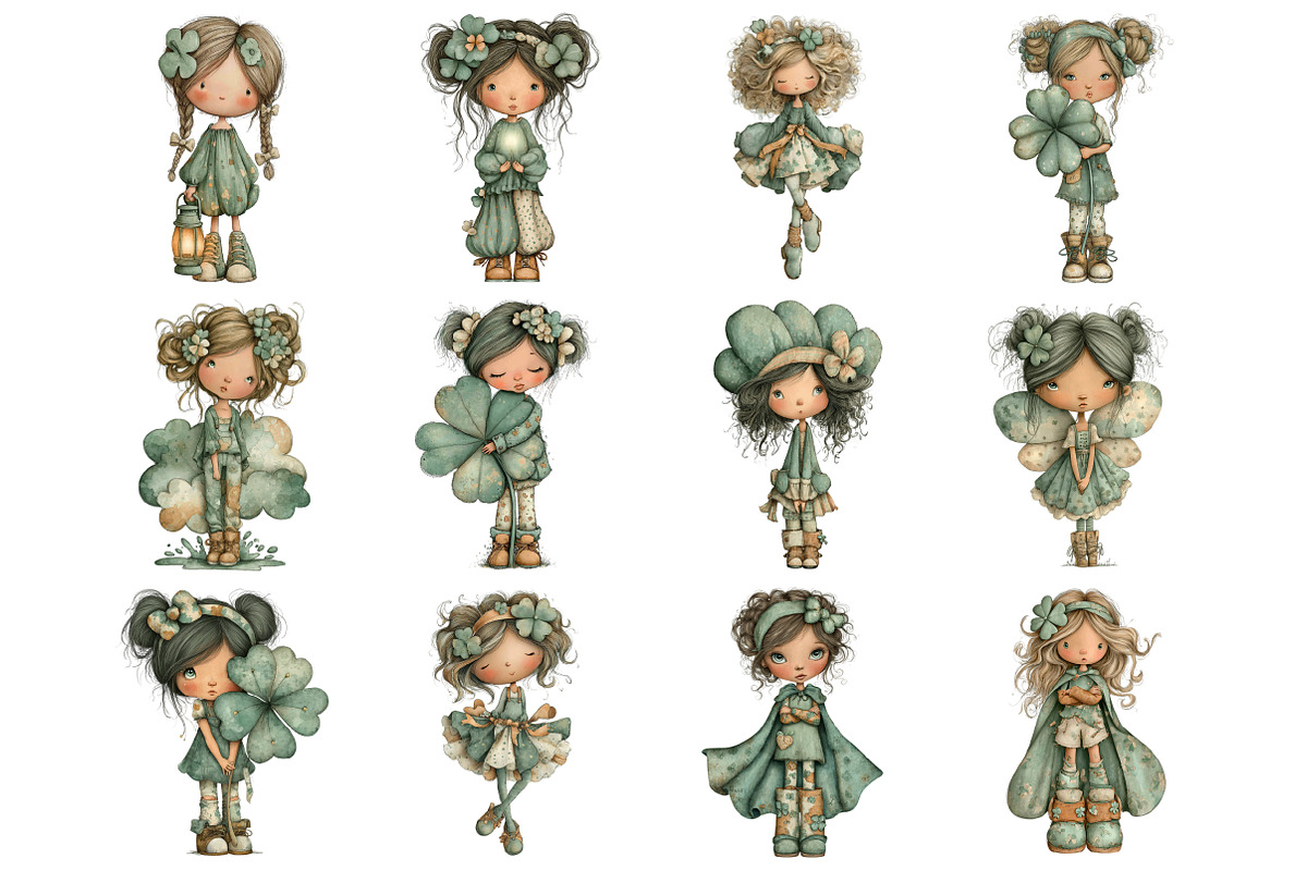 Whimsical St Patrick's Day Girl, a Graphic by CitraGraphics (Photo 5 of 5)